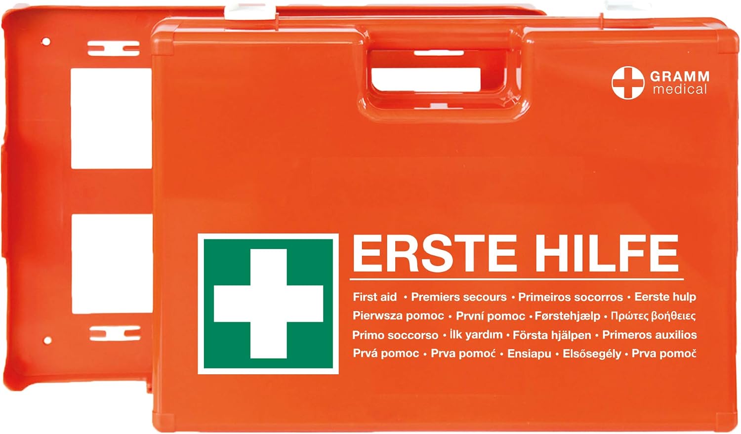 ACTIOMEDIC Erste-Hilfe-Kasten DIN 13157 mit Wandhalterung
