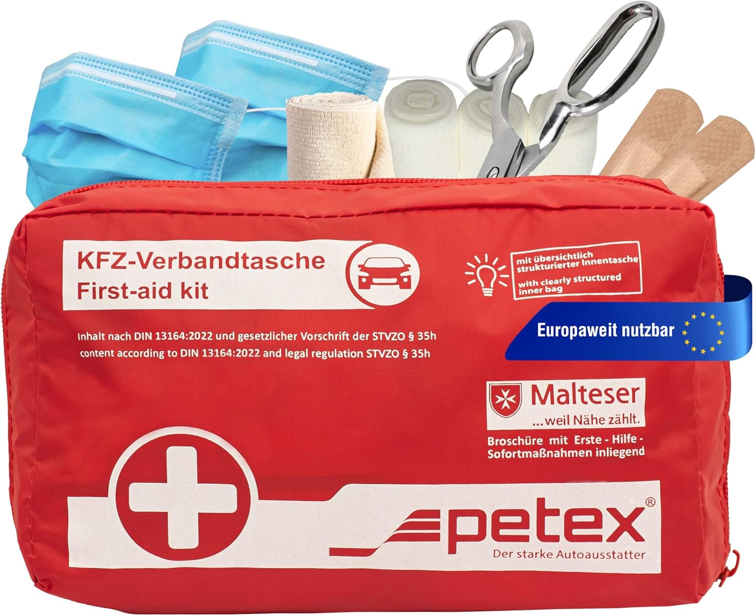 PETEX Verbandtasche DIN 13164 fürs Auto