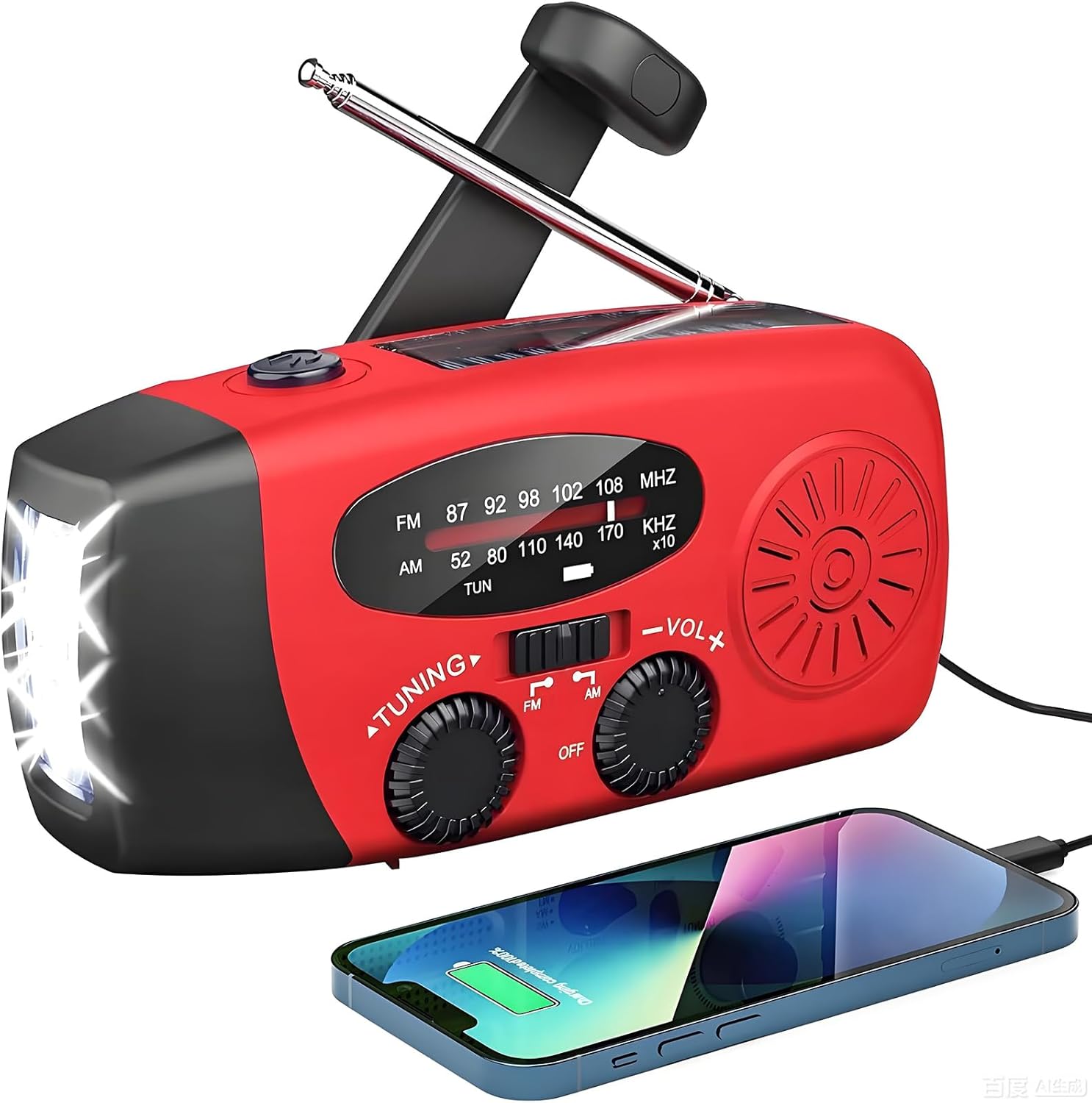 Solarbaby Notfall-Solarradio mit SOS-Alarm